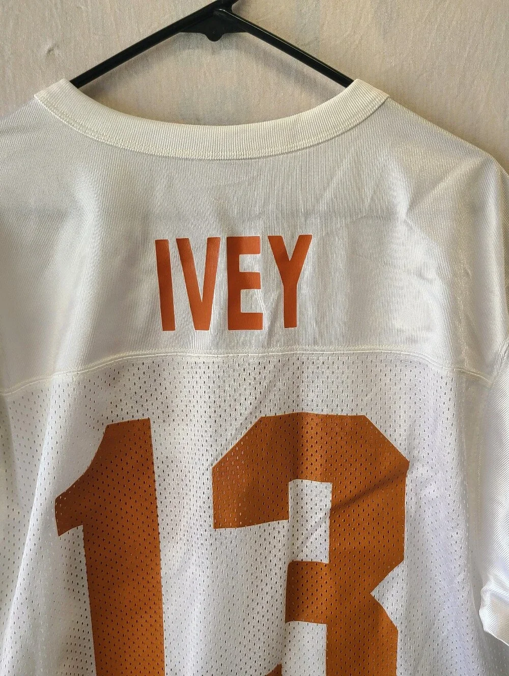 Nike  Texans L Mens Jersey Shirt White  IVEY #13  Short Sleeve ..100% Polyester